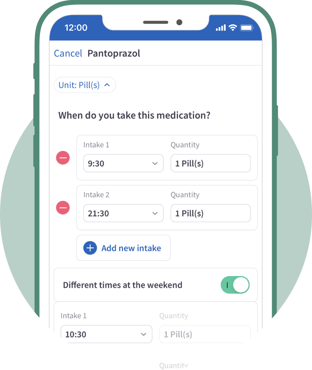 mediteo - edit your therapy plan